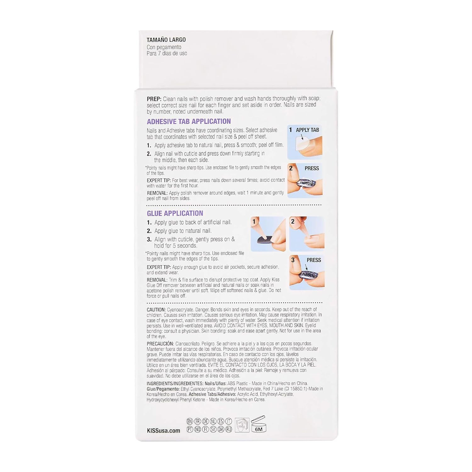 Gel Fantasy Ready-To-Wear Press-On Gel Nails, “Stick Together”, Long, Dark Pink,