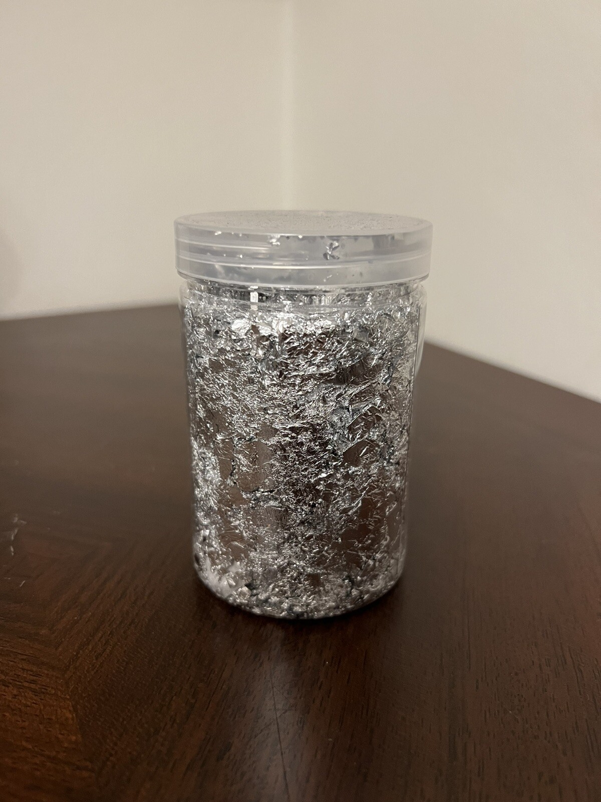 10g Imitation Silver Flakes Metallic Foil For Nail Art, Gilding, Craft, Art.