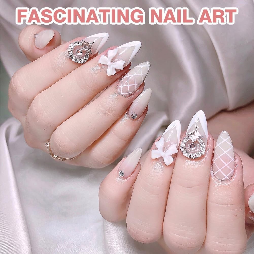 Nail Rhinestone Glue Super Adhesive Gel 10g for Gems and 3D Nail Art, Long Lasti