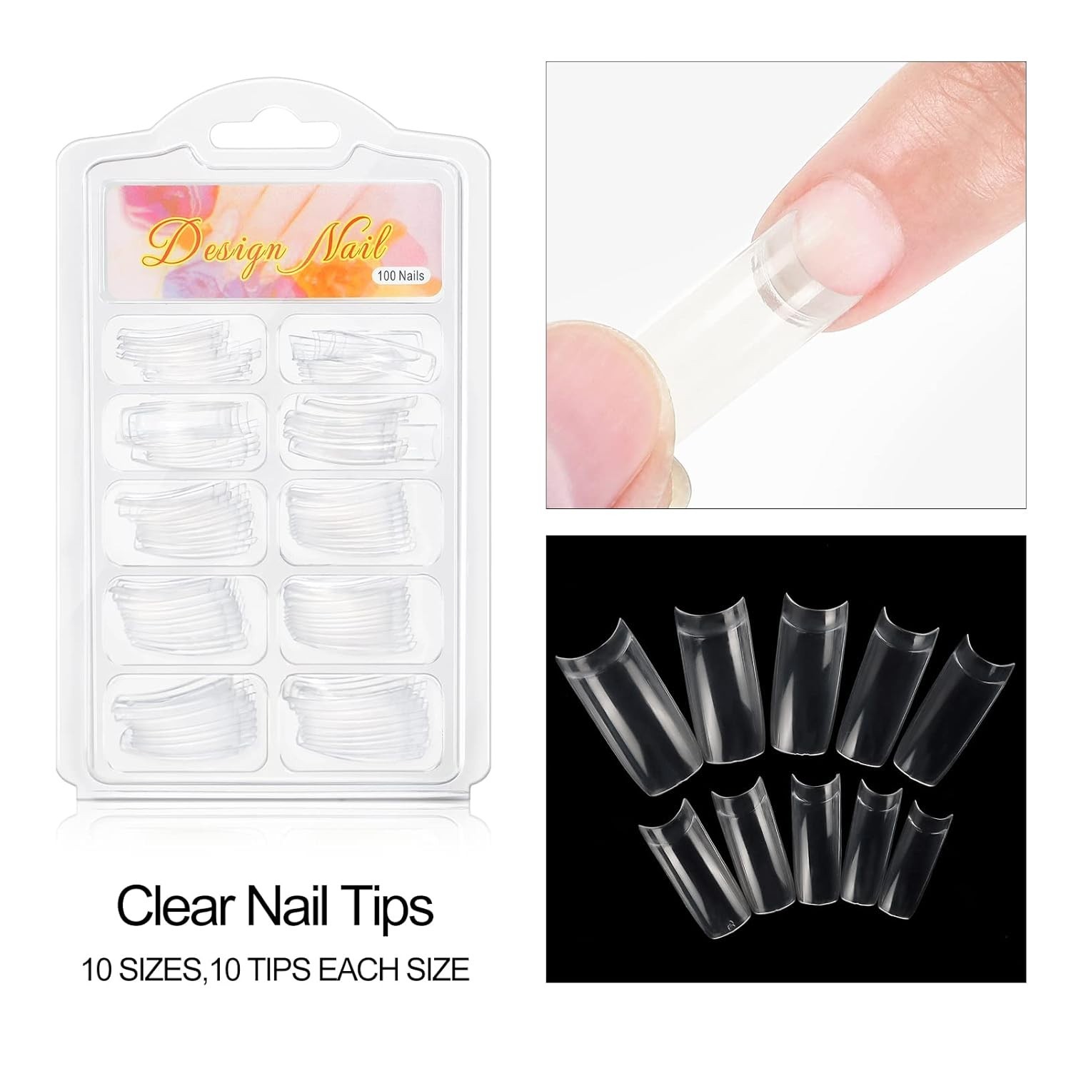Acrylic Nail Kit for Beginners with Clear/White/Pink Acrylic Powder Set