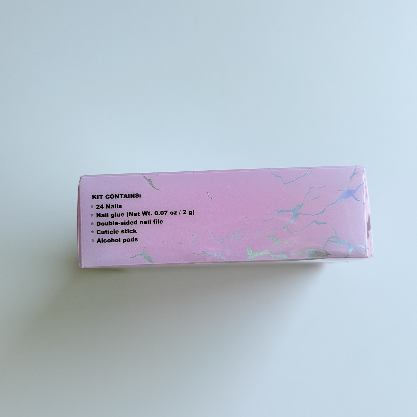 Glamnetic Press On Nails SPRINKLES Rainbow French Tip Almond shaped – New SEALED