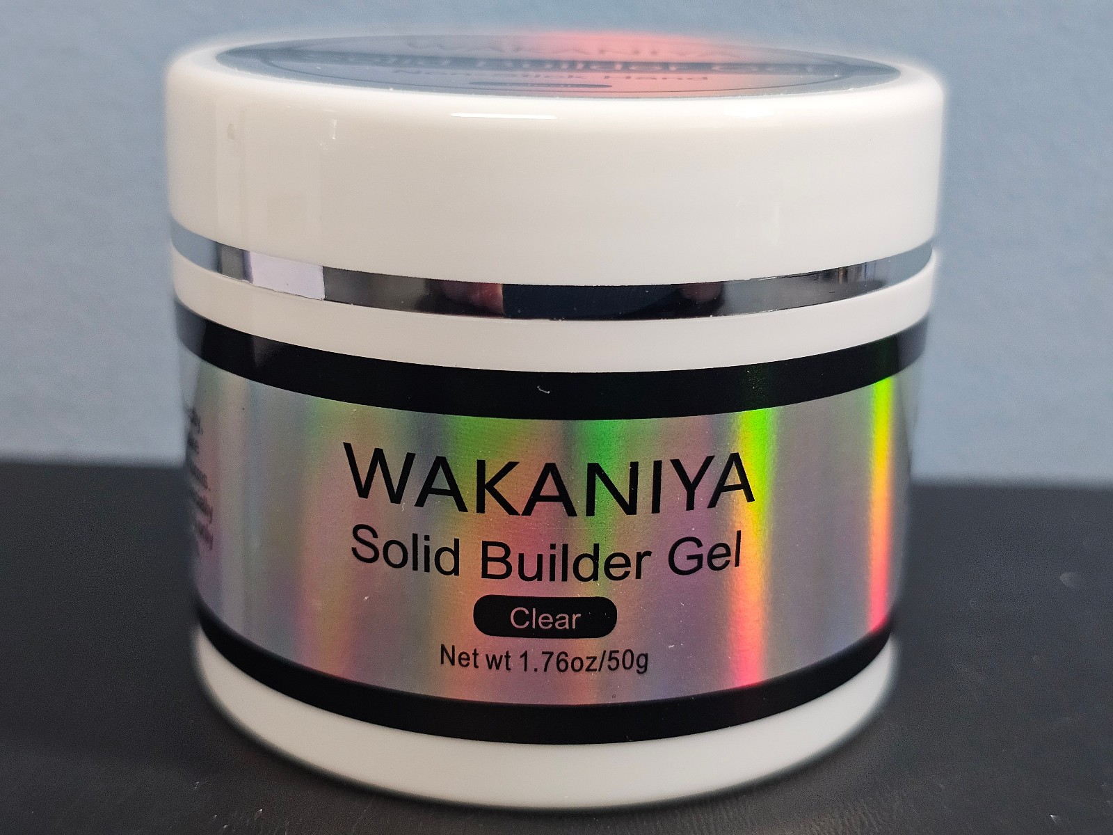 Wakaniya Solid Builder Gel Non-Stick Hand Clear Nail Art 1.76 oz – New / Sealed!