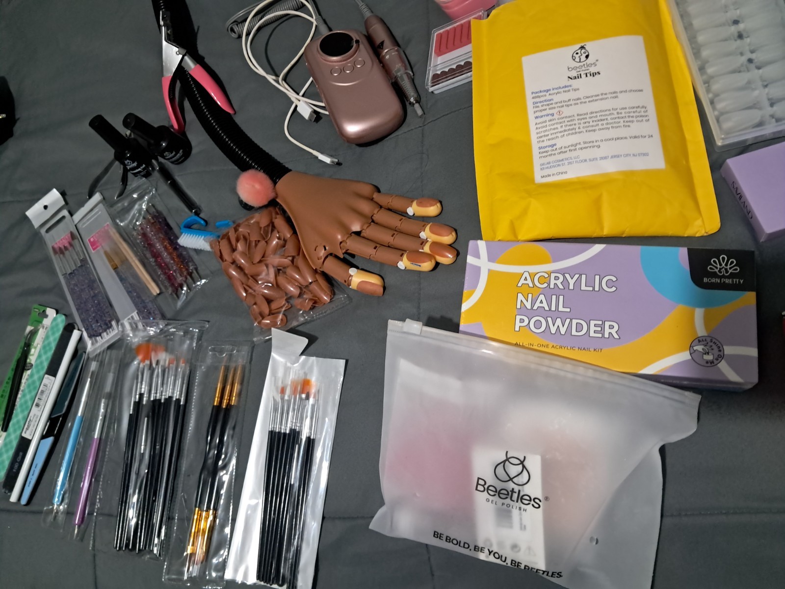 Nail lot!! HUGE!! Mixed Lot for nails/nail art(Gel & Acrylic)
