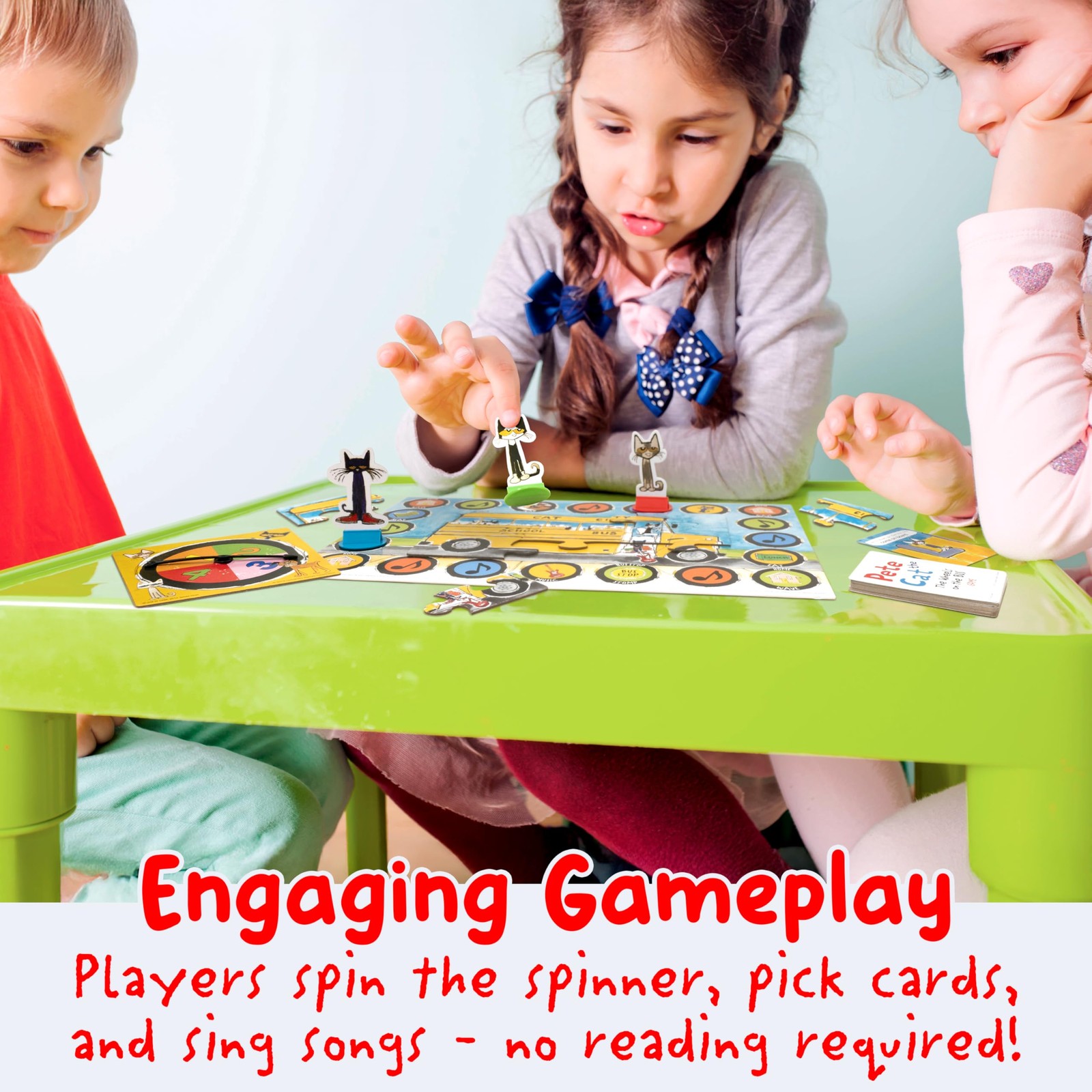 Briarpatch | Pete The Cat Wheels on Bus Game, Fans of One Size, Multi