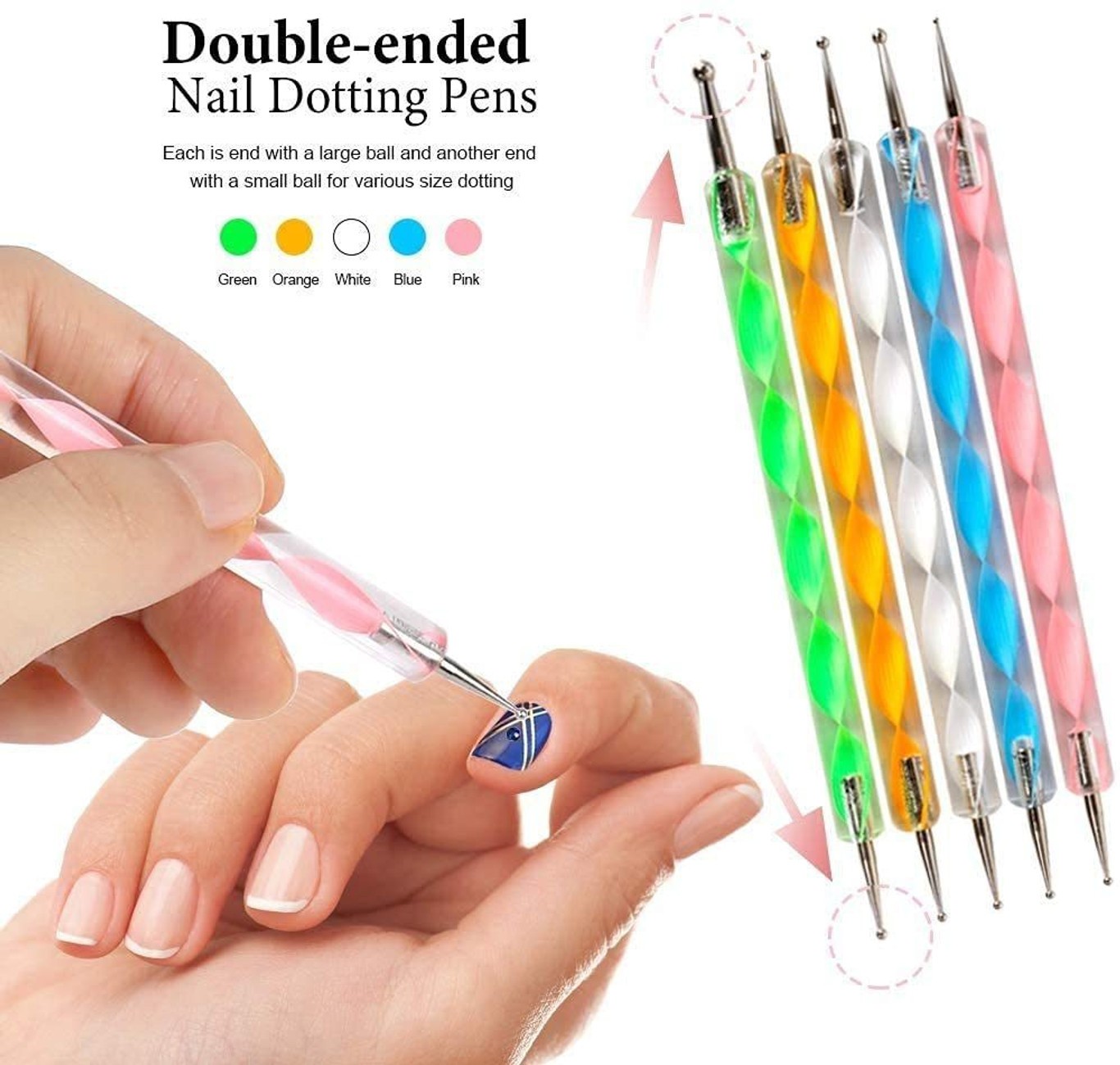 D.B.Z. NAIL COMBO 1 MULTICOLOR (Pack of 6)