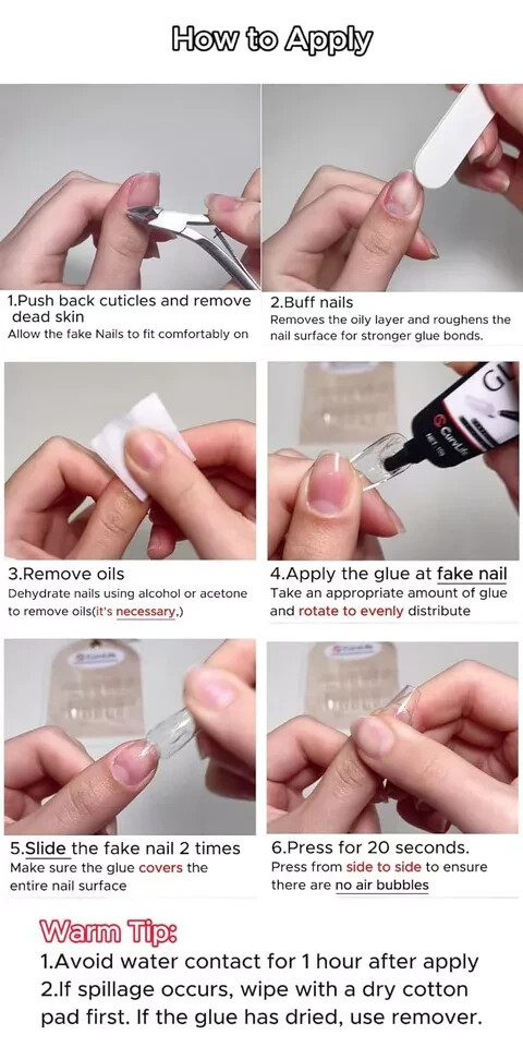 Newly Upgraded Quick Drying 10g Semi Solid Nail Glue with 10ml Remover for…