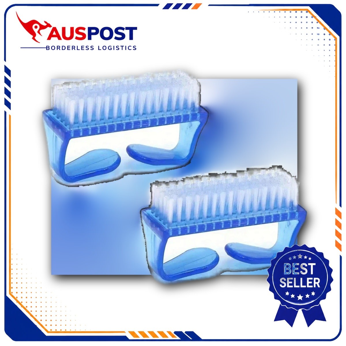 4PCS Nail Art Cleaning Brushes Set for Manicure & Pedicure Dust Removal