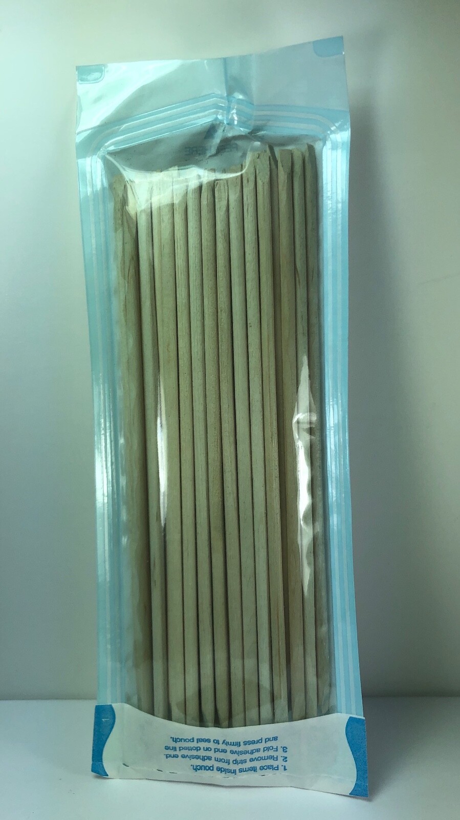 50 Pieces Orange Wood Stick * 2 Sided Cuticle Pusher Nail Art * 7 inches Length