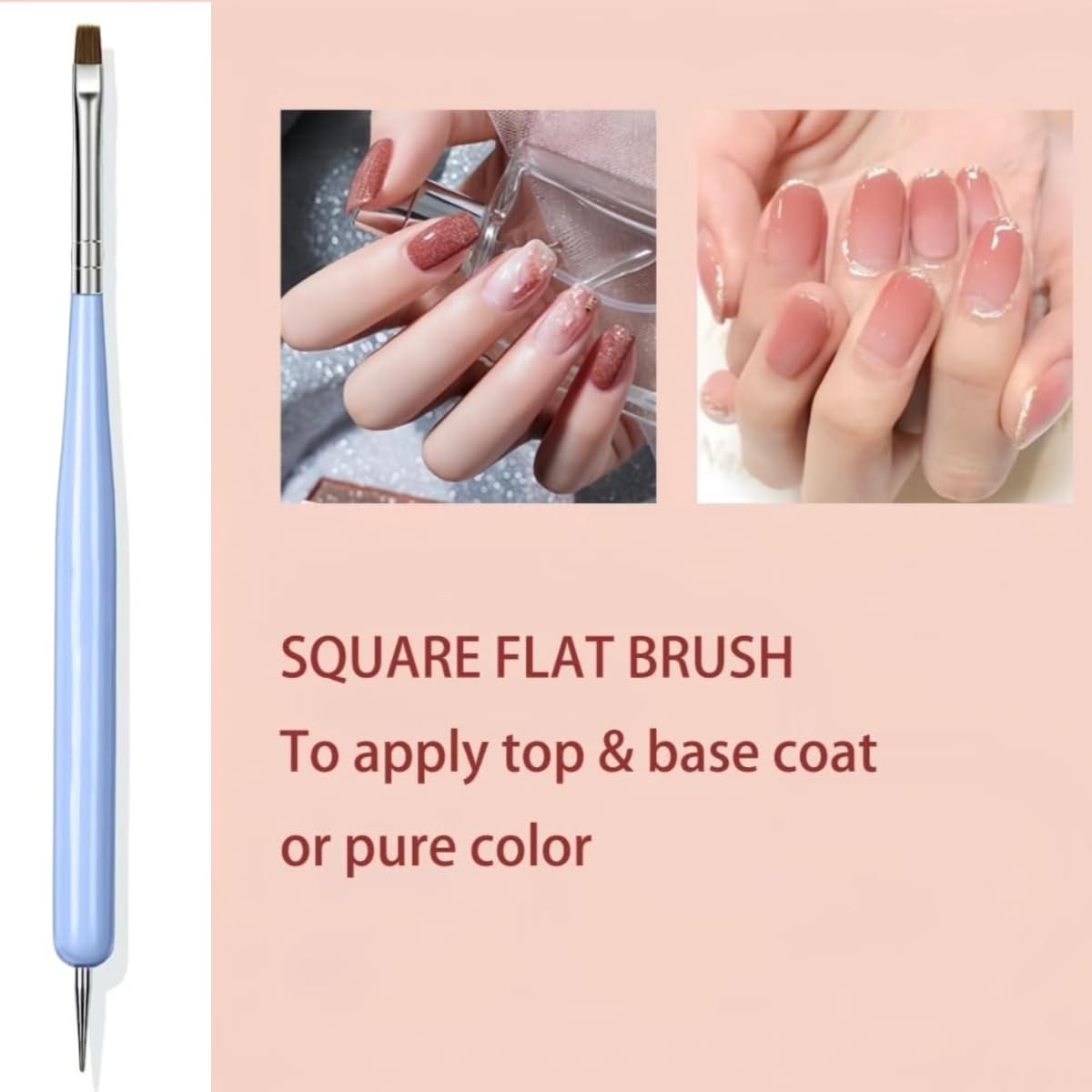 Nail Brush Set with Nail Art Polish Brushes Builder Gel Brush