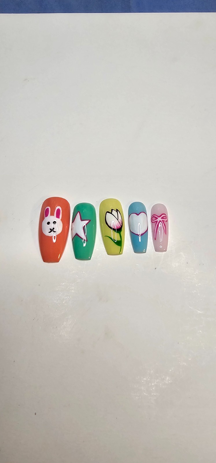 Press-On Nail Set #54: 2000’s Spring