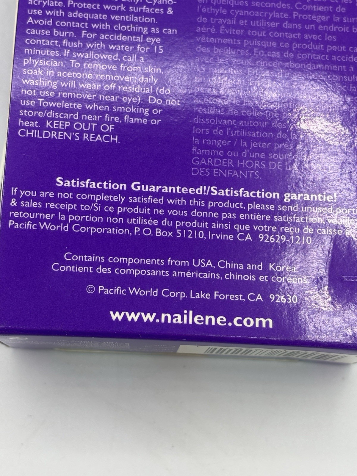 2 Packs New Nailene Square Oval Nail Kits Peel & Stick Natural Sheer Look