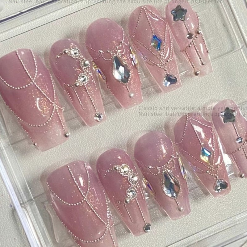 Nails Art Embellishment Beads Steel Jewels for Creative Nails Art Decoration