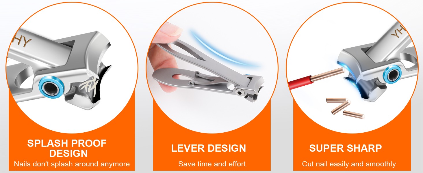 Toe Nail Clippers for Men, Toenail Clippers for Thi Nails for Seniors,