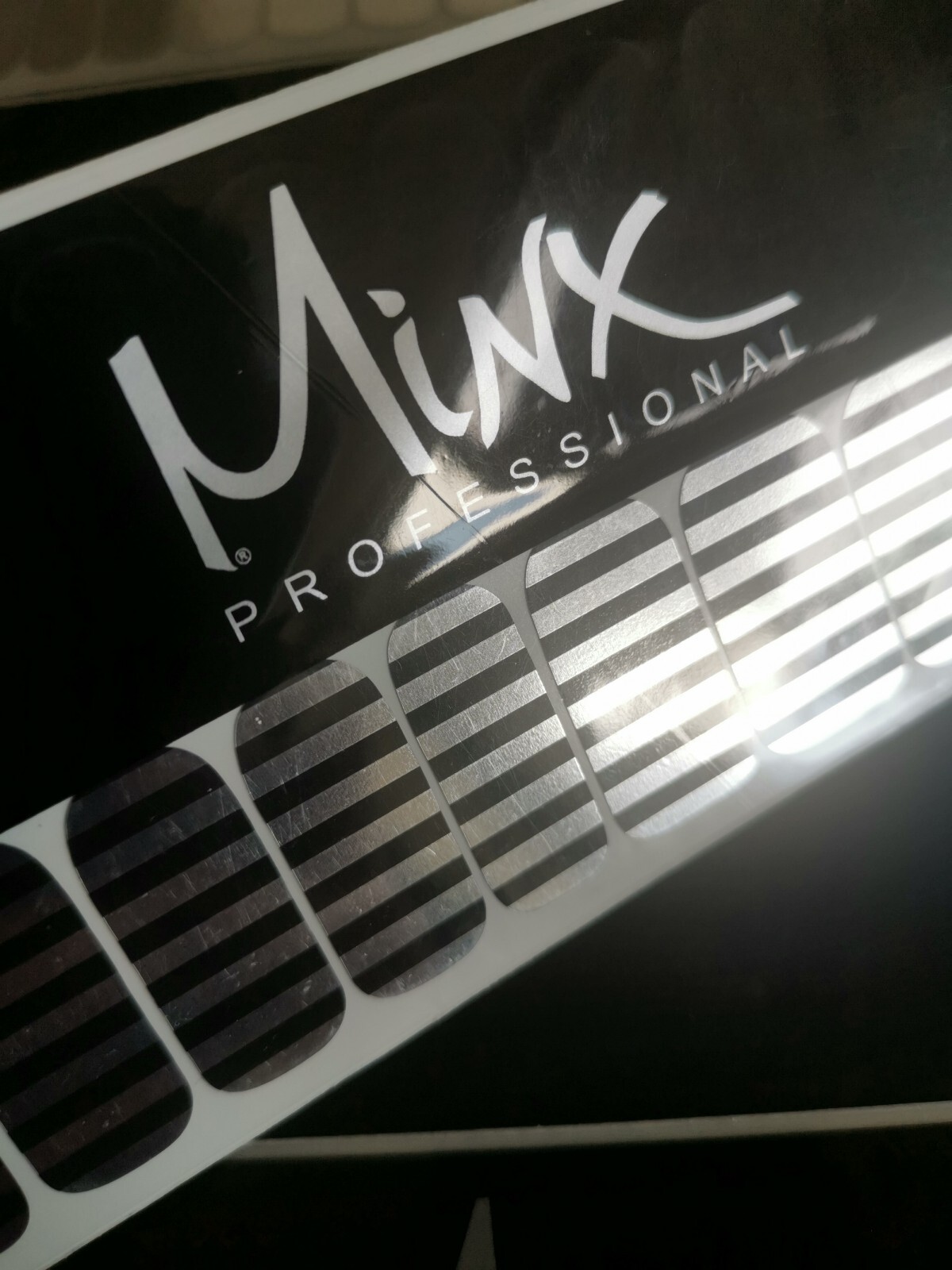 Minx Nails-Foil Wraps Various Designs New Nail Art Chrome Mirrored Silver Bundle