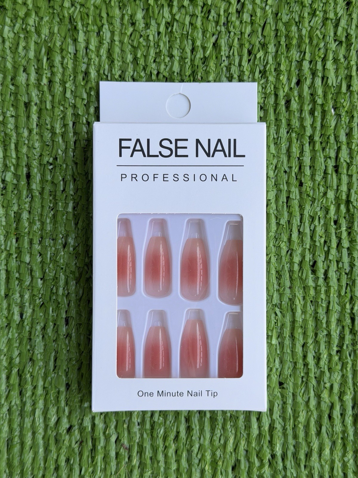Elegant Soft Metallic Pink 24 Piece Press On Nails Natural Look