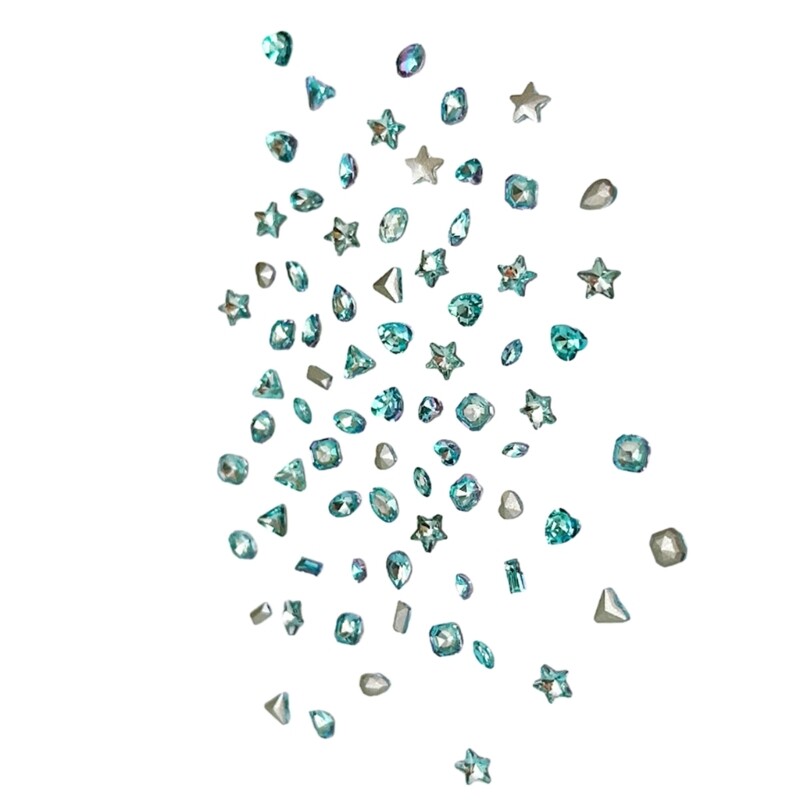 Glass Crystal Art Rhinestones Flat Back Glitter 3D Tips Decoration