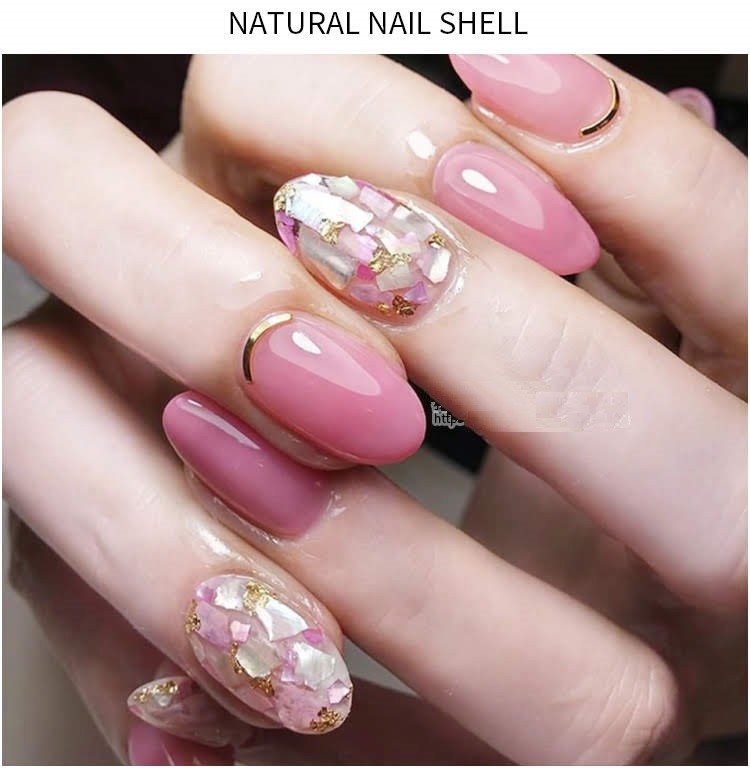 4g 3D Nail Art Sea Shell Flake Mermaid Abalone Sequins Powder Glitter Decoration