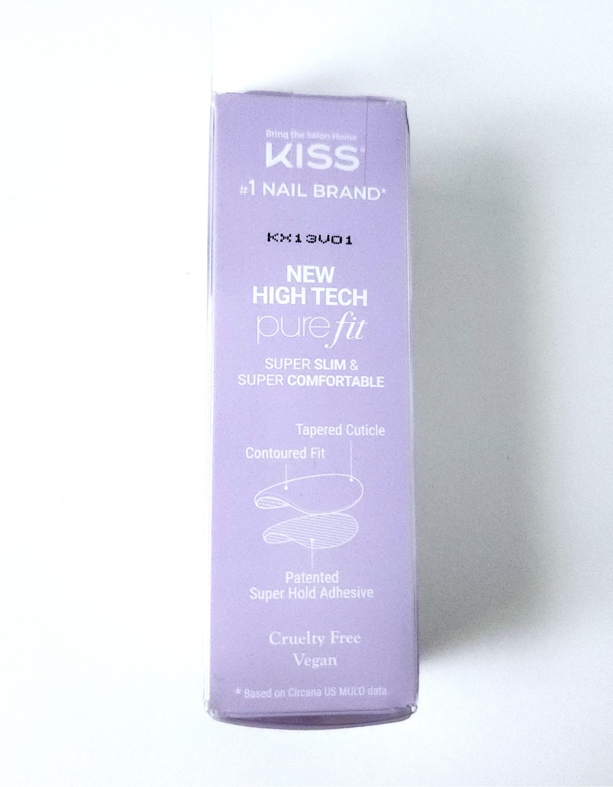 imPRESS Press-On Nails Light Purple Short Squoval 30ct No Glue KISS