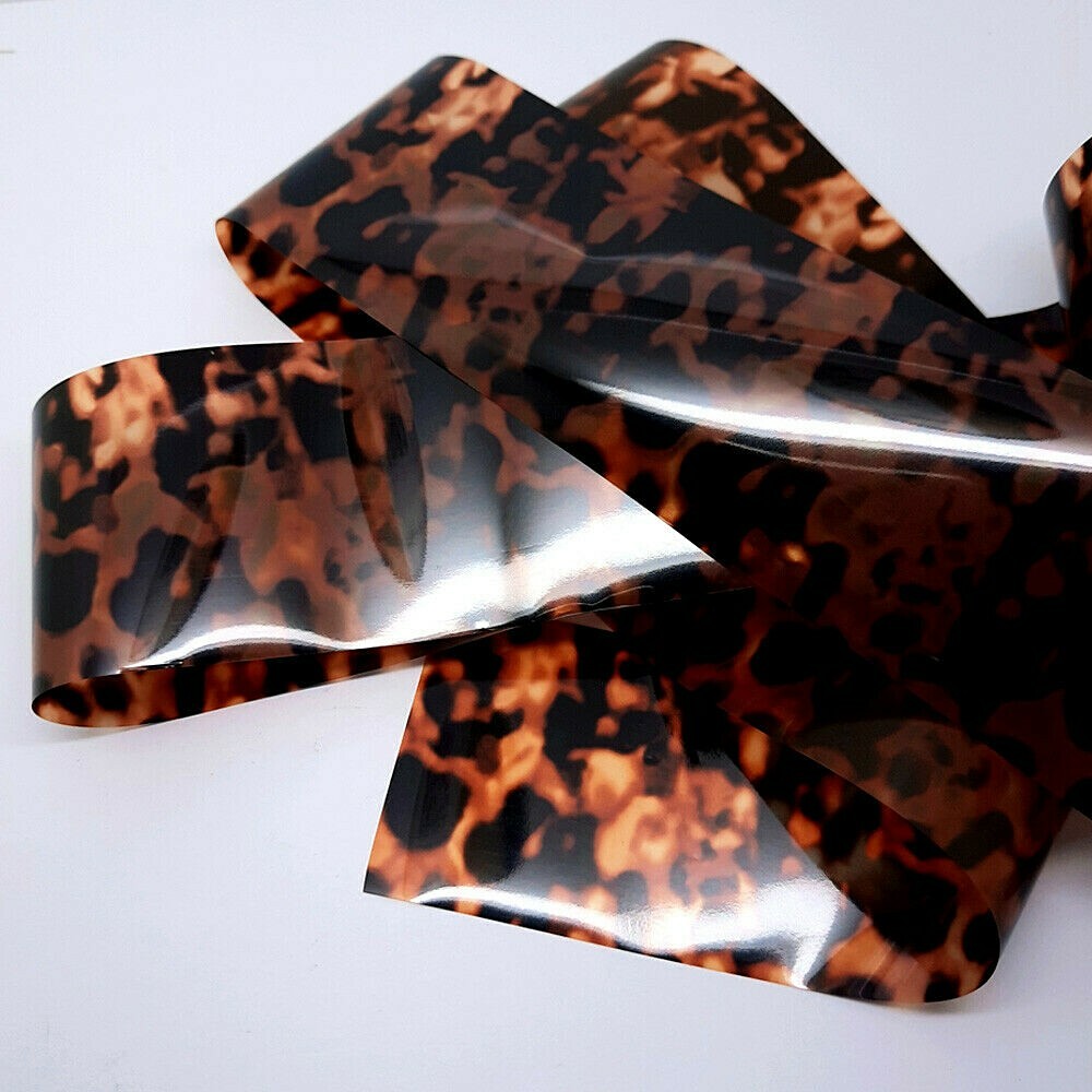 Tortie Tortoiseshell Nail Foil Nail Art Transfer Foil Sticker for Manicure Decor