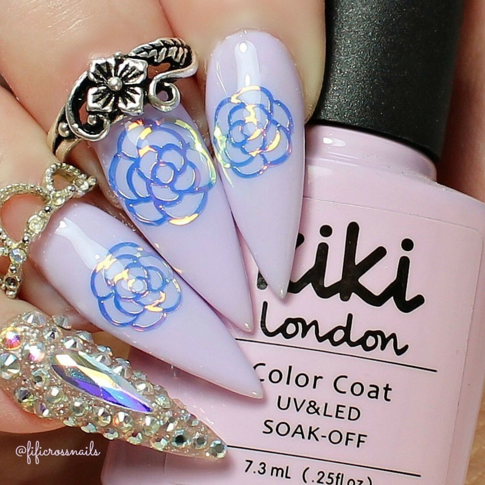 Whats Up Nails Botanical Garden Stickers (Purple) – Daily Charme Collaboration