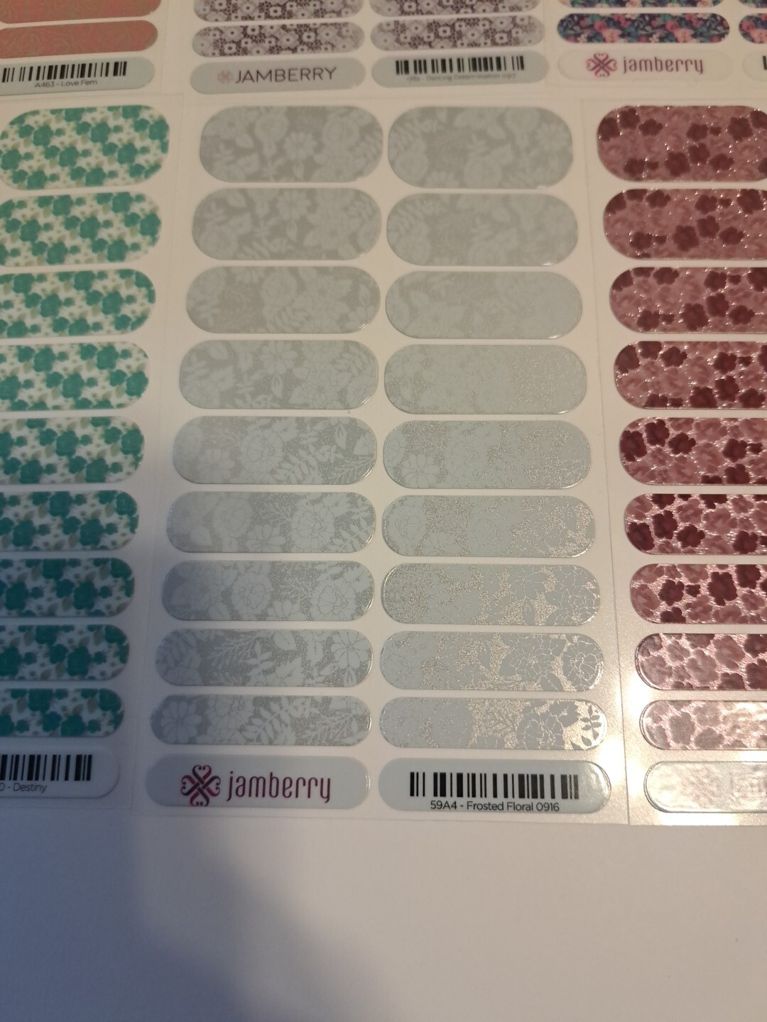 Jamberry Nail Wraps Lot of 10 Full Sheets Spring Florals
