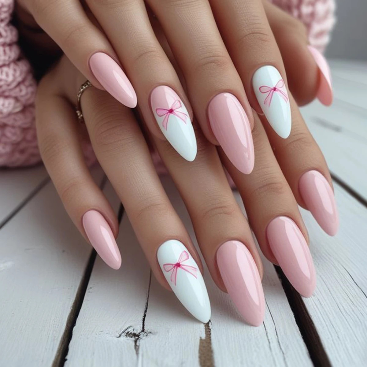 Transform Your Nails With 24pcs Extra Long Stiletto French Style Modern Classic