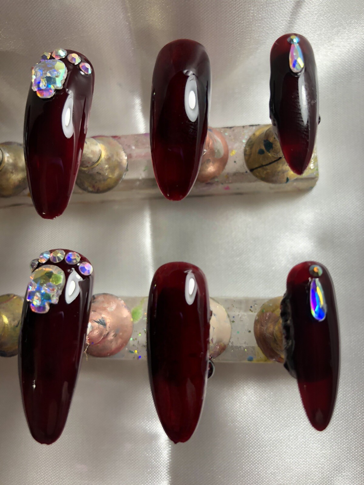 Z Nailz! Gorgeous set of Handmade Gothic, Halloween Press On Nails