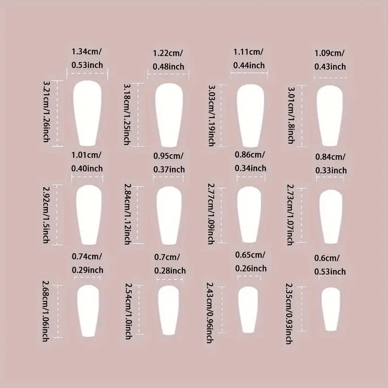 48pcs-Nude Nails with Green Glitter Accents, White Tips and Modern Swirl Design