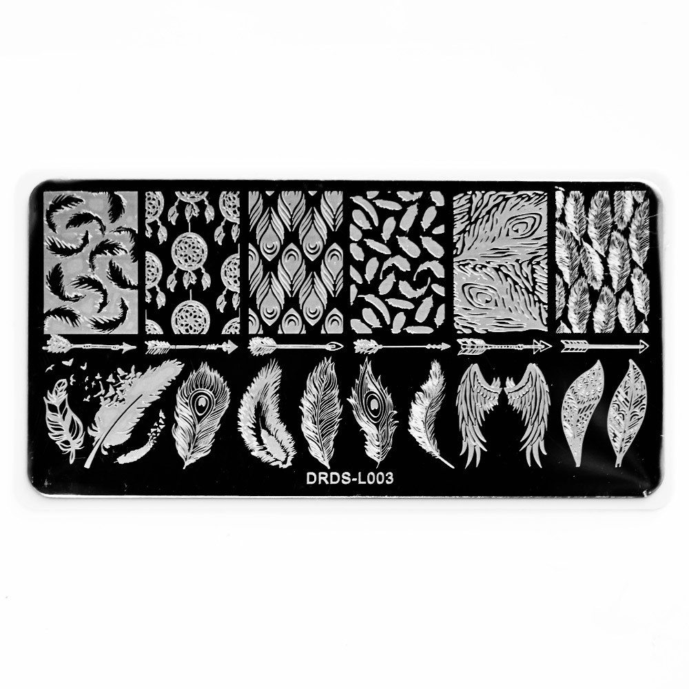 1Pc Nail Art Stamp Plate Geometric Line DIY Stamping Image Plate 6*12CM Nail Sta