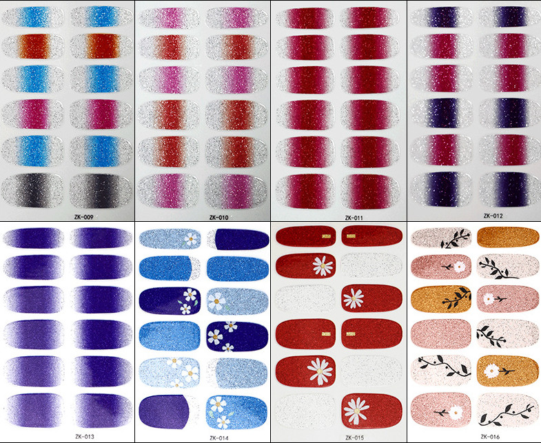 Nail Art Stickers Self Adhesive Polish Wraps Full Cover Beauty Nail Sticker NS29