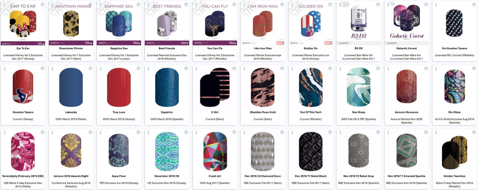 Jamberry Nail Wrap HALF SHEETS choose your design FREE SHIPPING Volume Discount