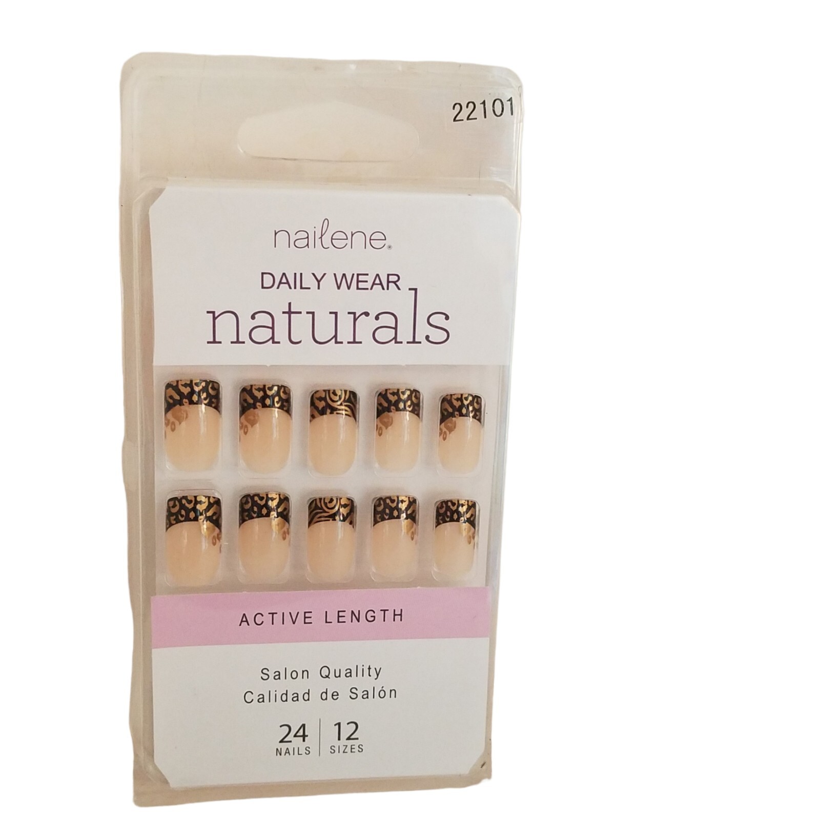 Nailene DAILY WEAR NATURALS Active Length Salon Quality 24 Nails 22101