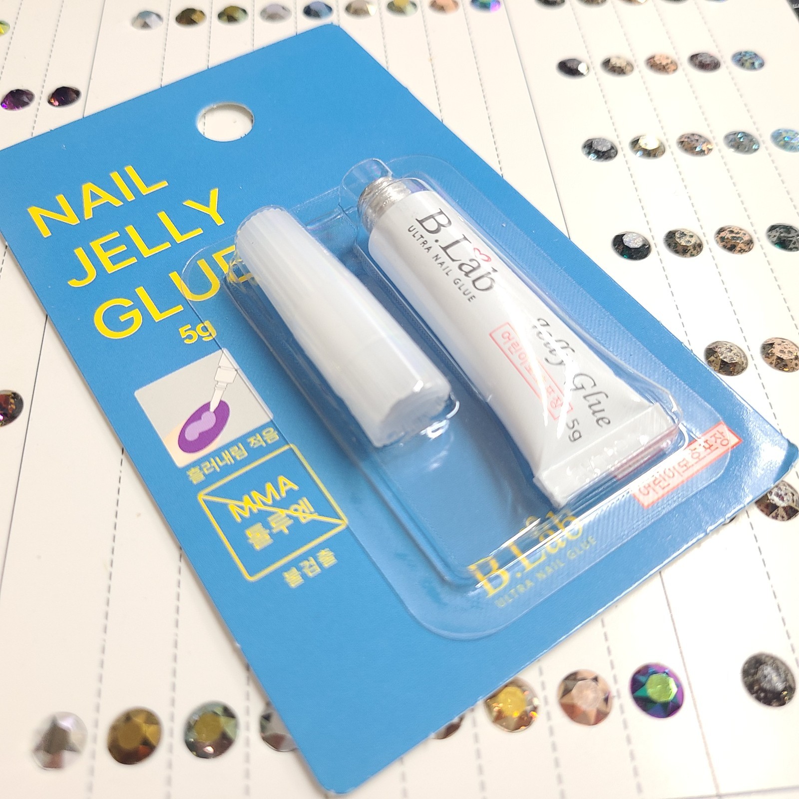 B.Lab Nail Jelly Glue 5g Strong Gel Nail Glue No Run MMA Free Nail Art