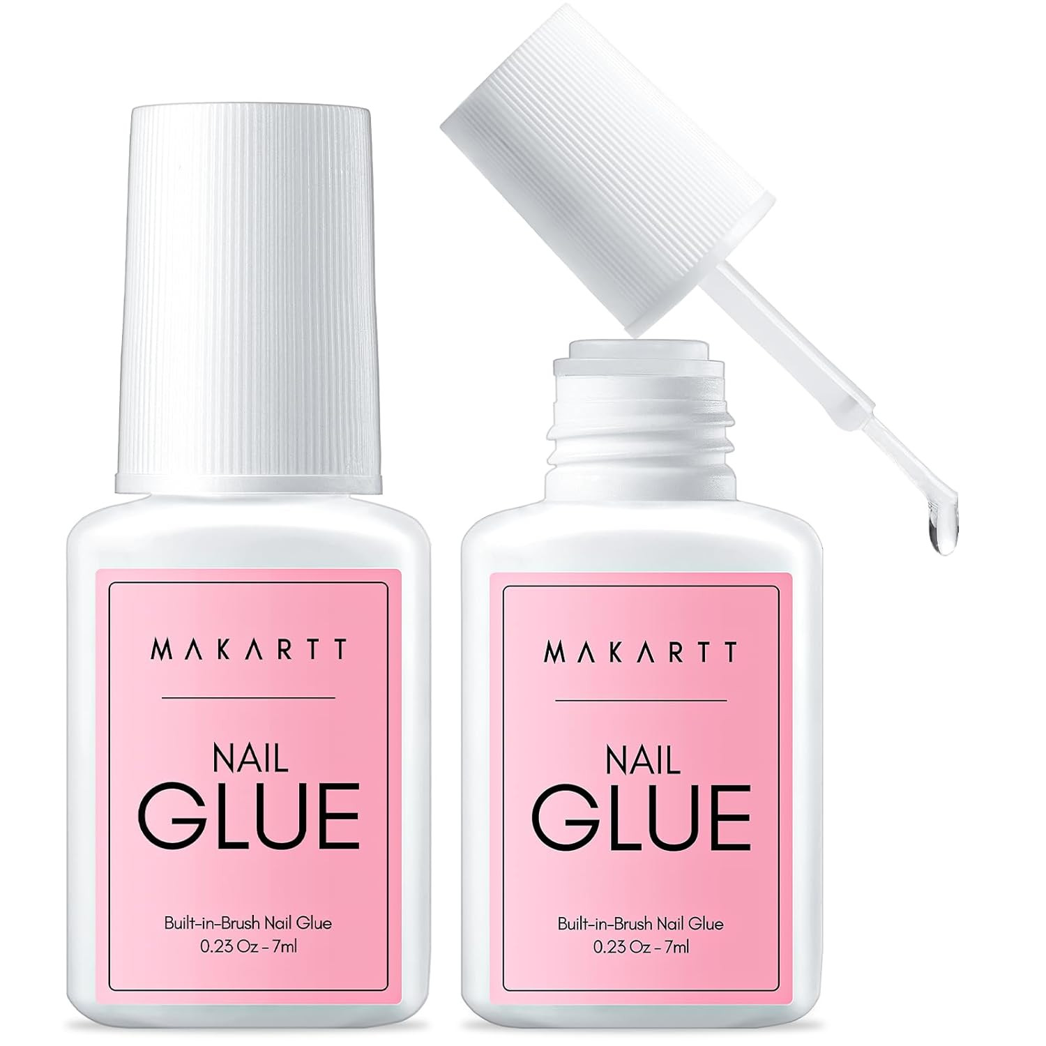 Quick Nail Glue for Press on Nails: Acrylic Nail Tips-Fake Nails-Salon Quality S