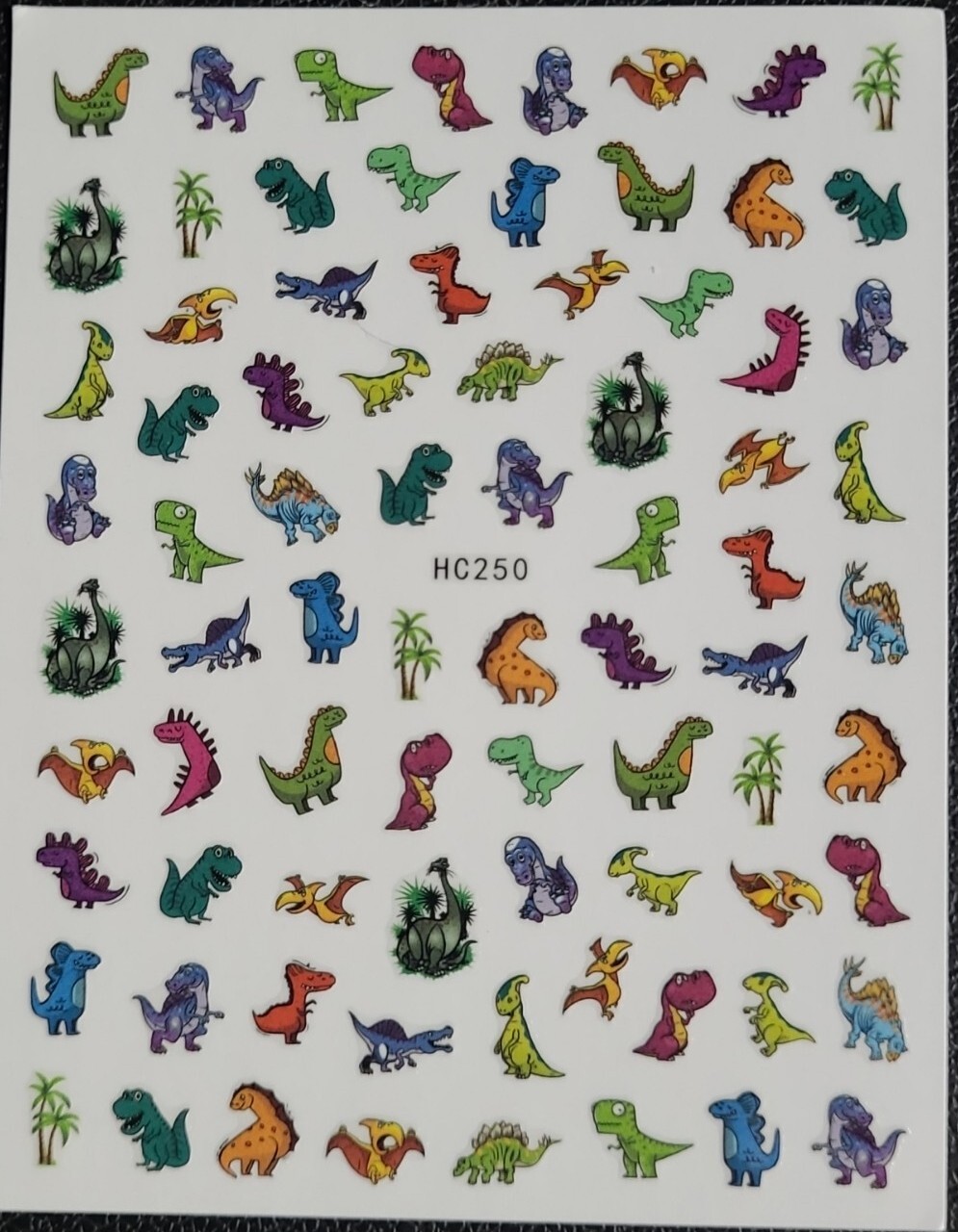 Dinosaurs Nail Sticker Decals