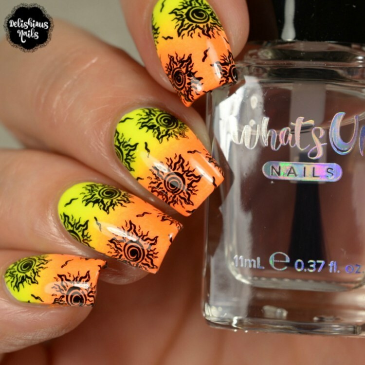 B029 Picnic in the Park Stamping Plate For Stamped Nail Art Design