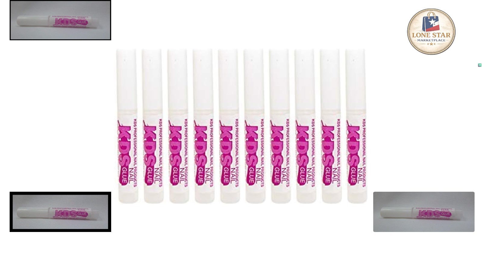 Professional Quality Nail Tip Glue: 10 Tubes – Waterproof Adhesive for Acrylics