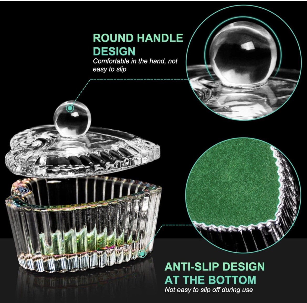 Glam Up Your Manicures & Acrylic Sets with Extraordinary Crystal Nail Dishes!