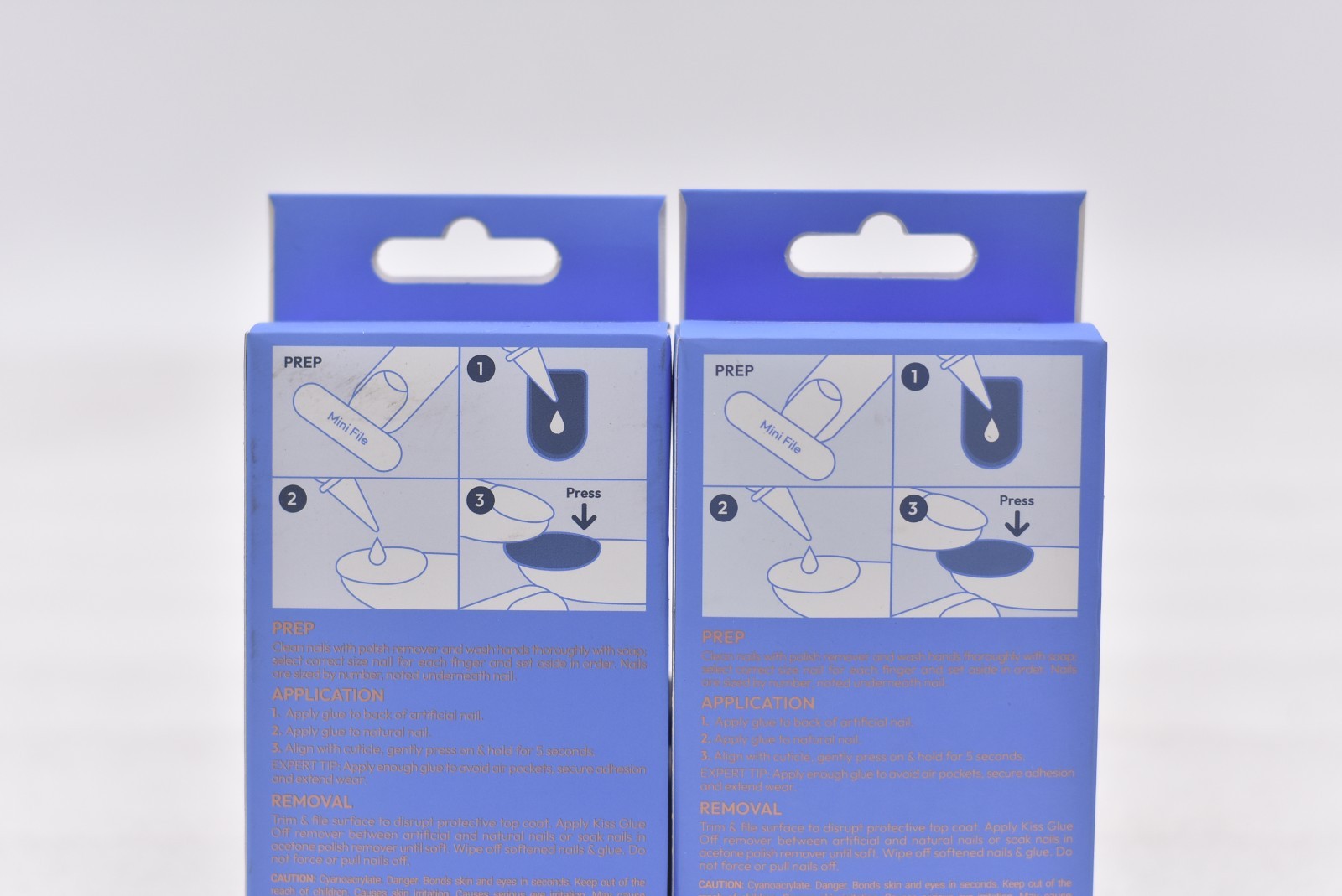 Lot of 2 Kiss Gel Fantasy Dream Dust FD01 Short False Nails – 28 Nails
