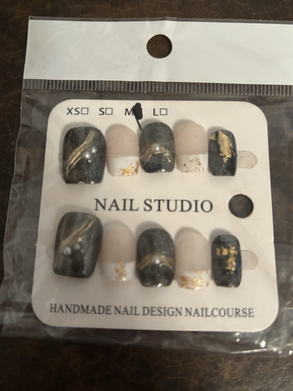 Homemade Assorted Size Medium Press On Nail Lot
