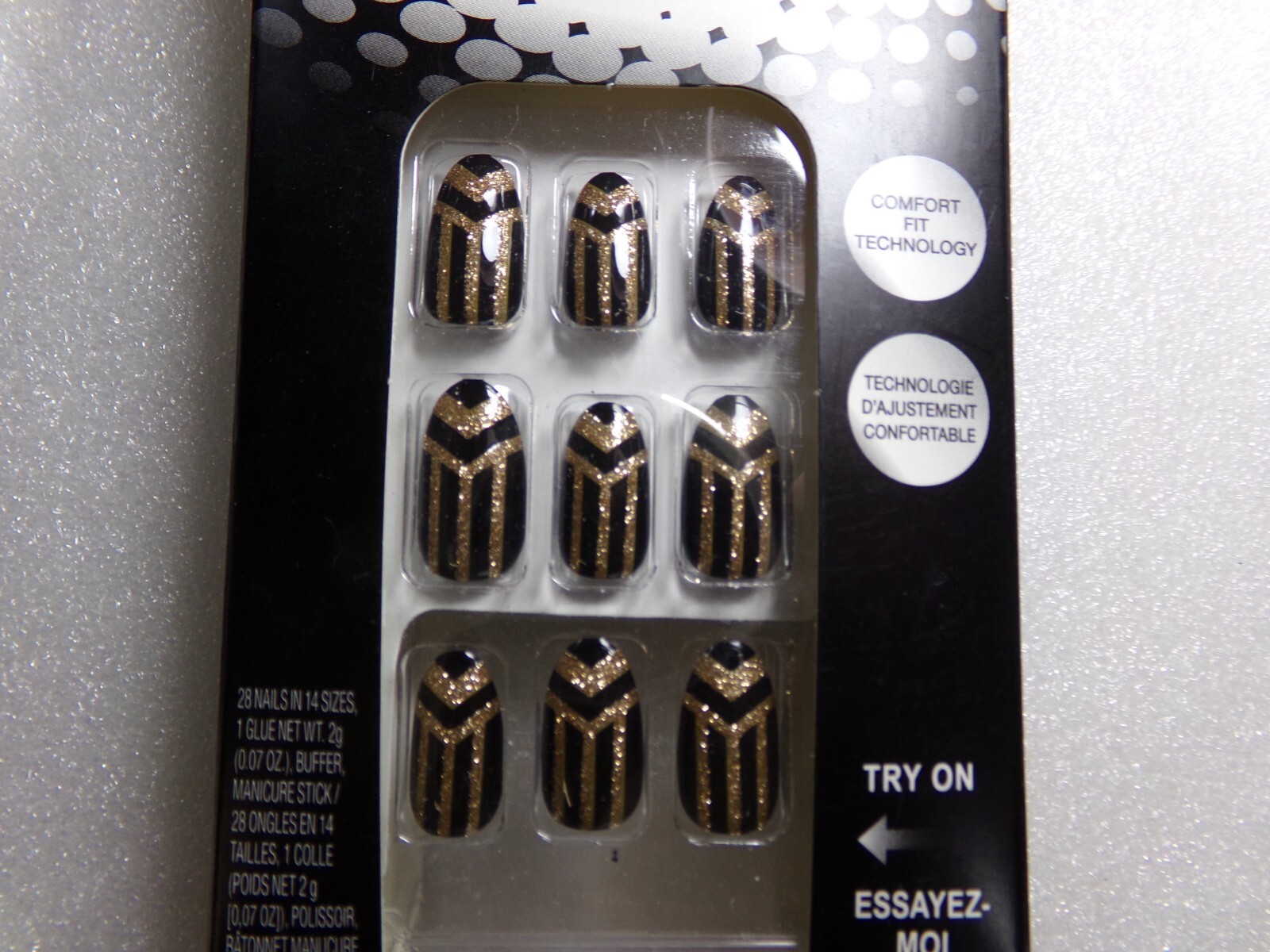 Sensational Salon Nails Manicure Easy Glue On Nails ~ Pick Your Style~NEW