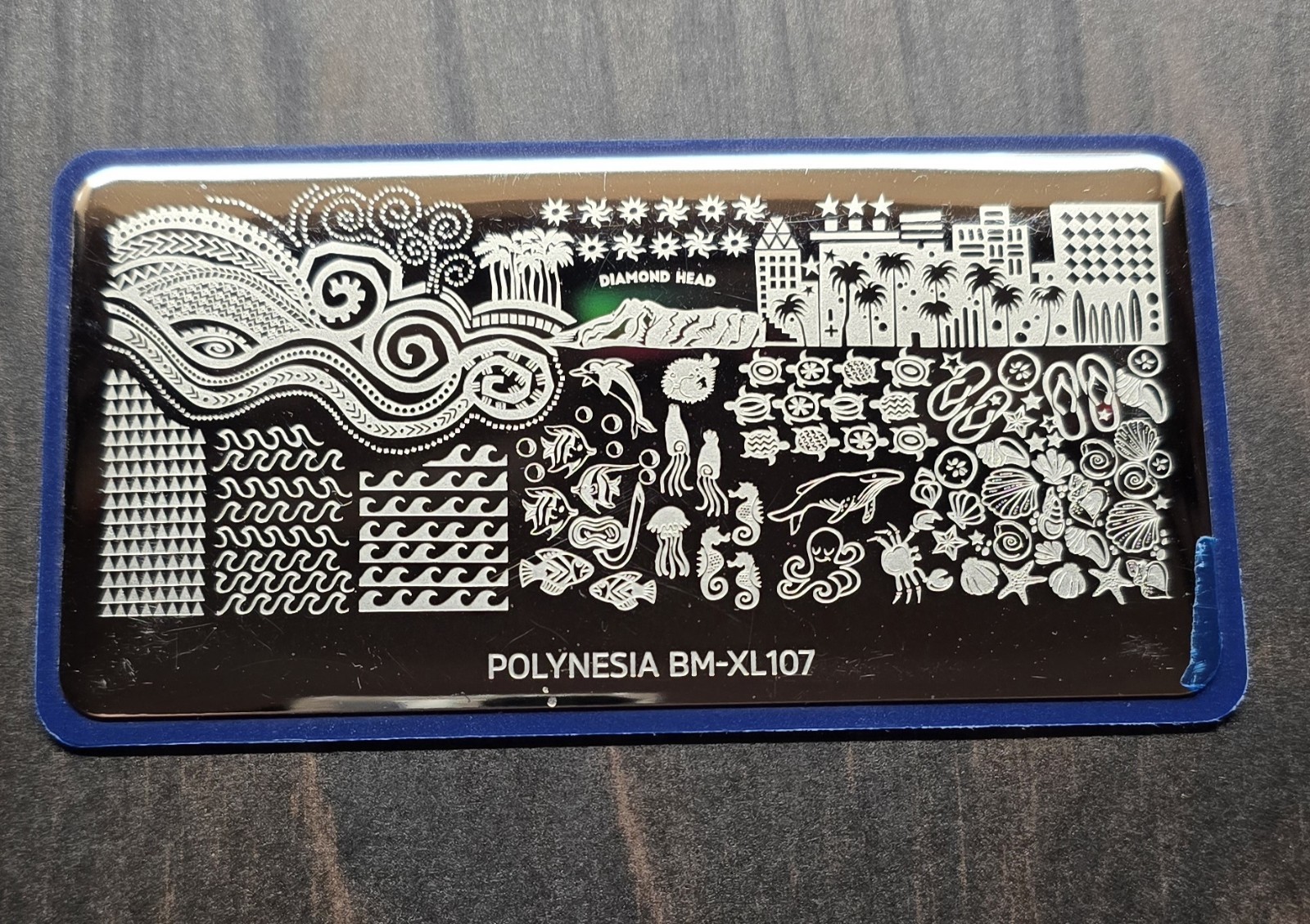 HTF Maniology Bundle Monster Polynesia BM-XL107 Hawaii Island Nail Stamp Plate
