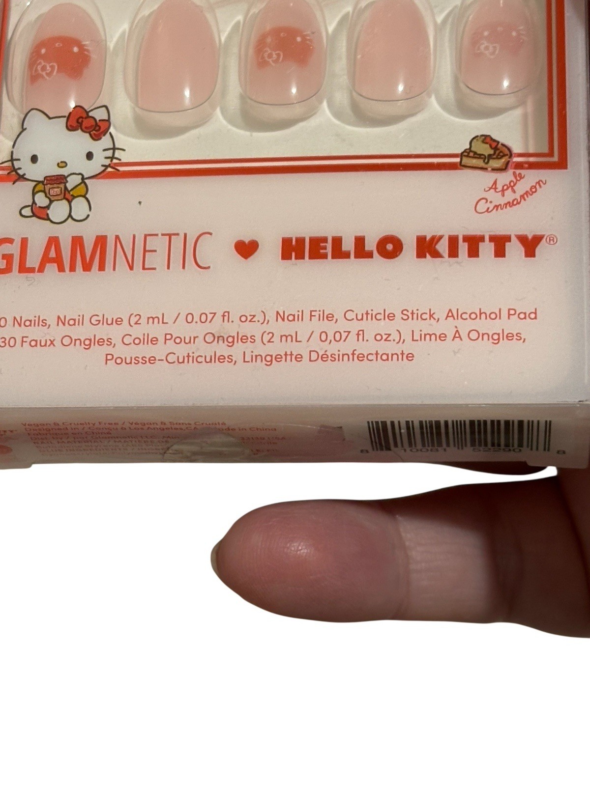 Glamnetic X Hello Kitty Press On Nails Lot 2Sets Cinnamoroll French Tip