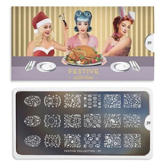 MoYou-London Festive 59 ✦ Nail Stamping Plate