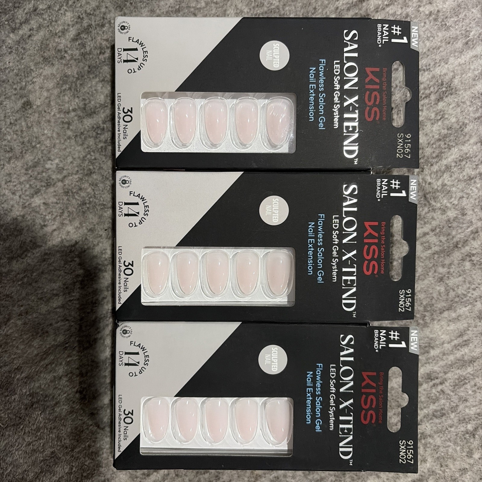 Kiss Nails – Salon X-tend LED Soft Gel System #91567 SXN02 – 3 Packs