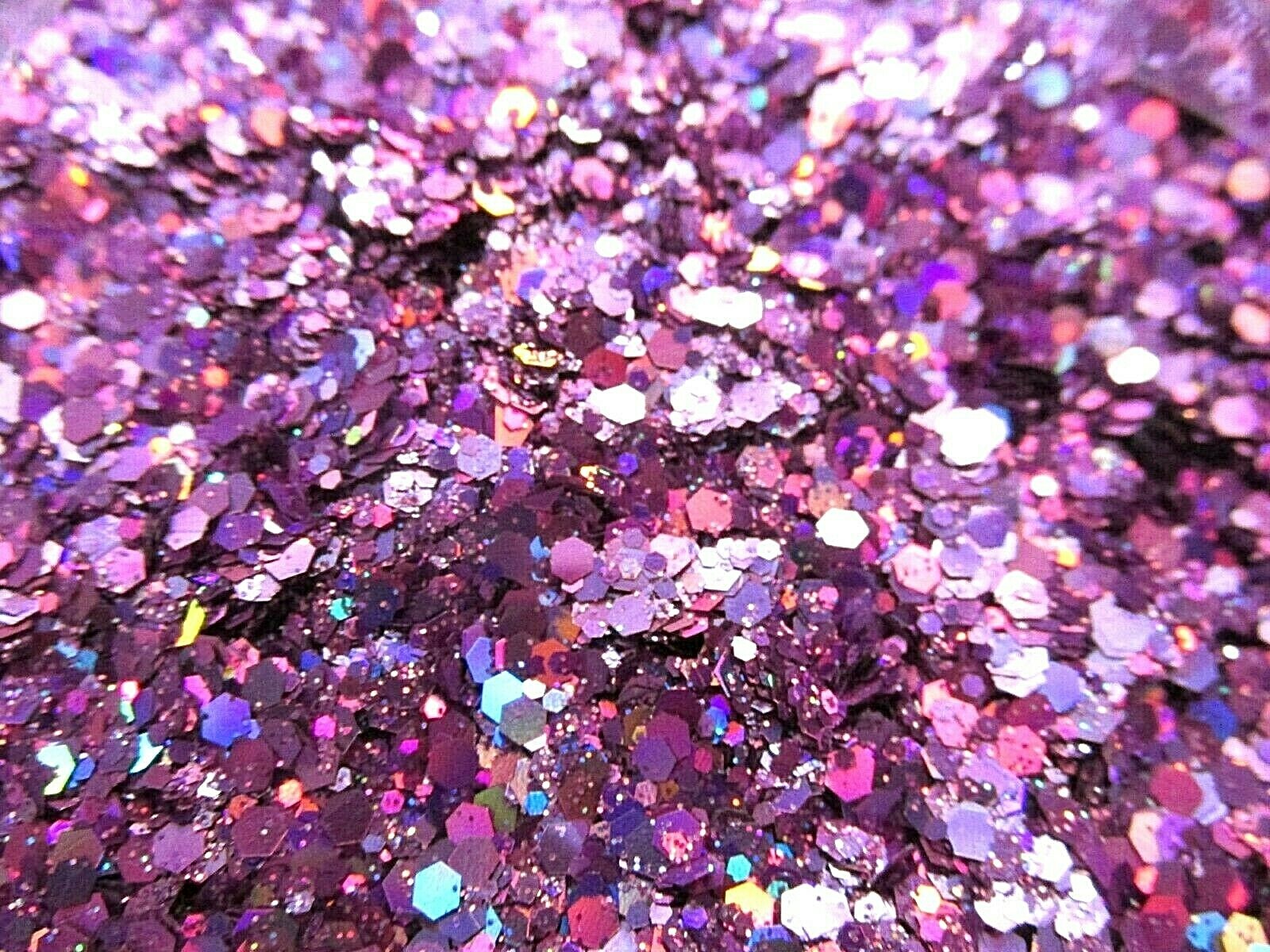Holographic slushie glitter mixes