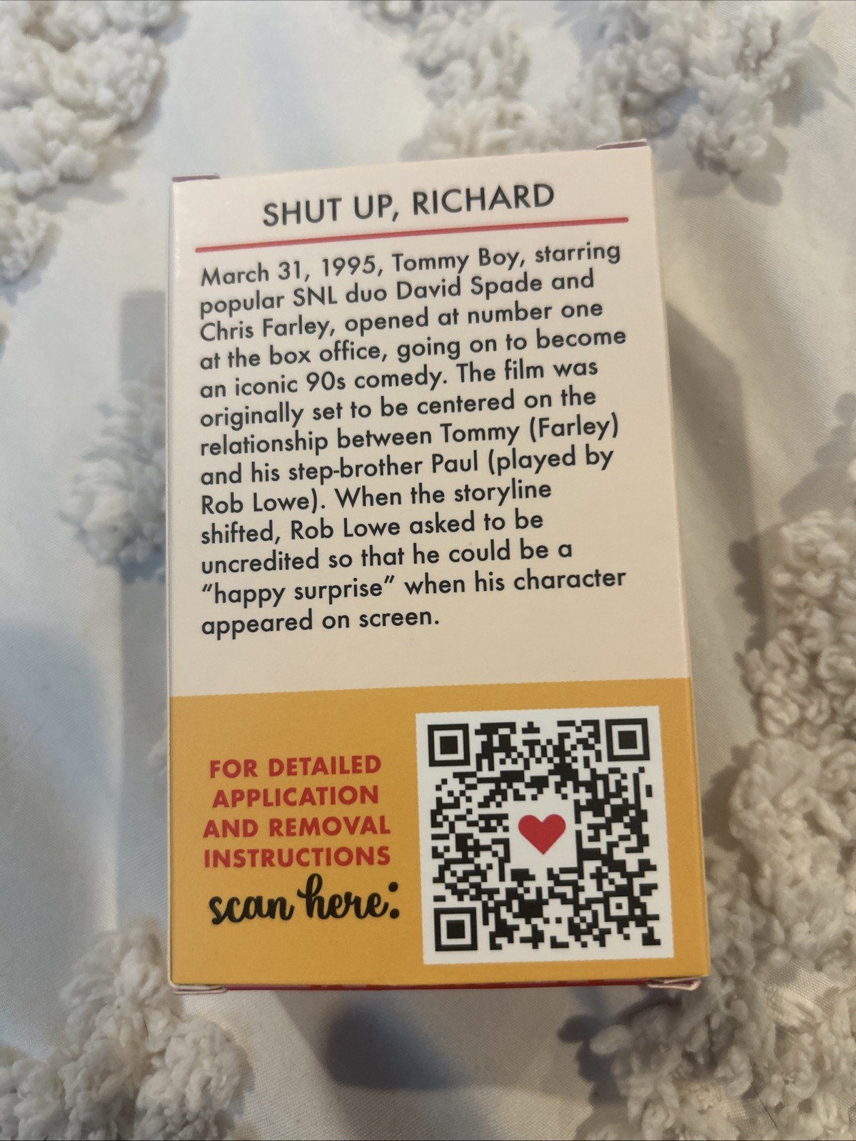 Hello Love Press On Nails Shut Up Richard Squaffin Shape Red