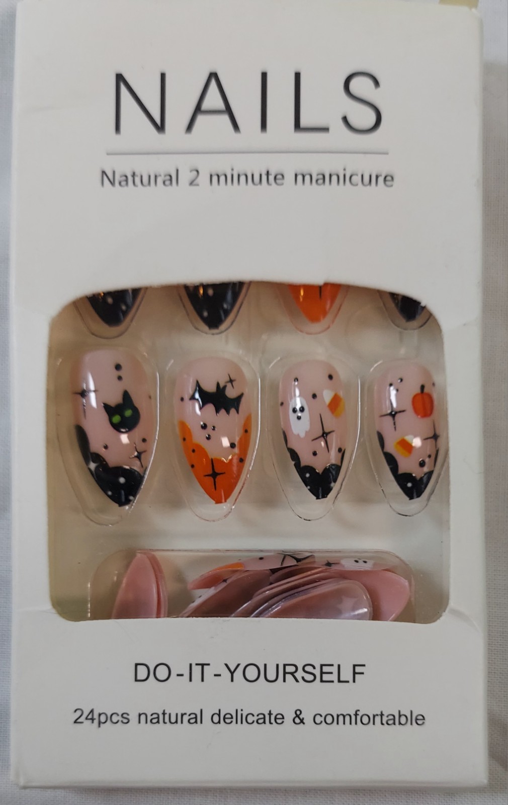 3 Sets Of Holiday Themed Press On Nails 4th Of July, Halloween, Thanksgiving.