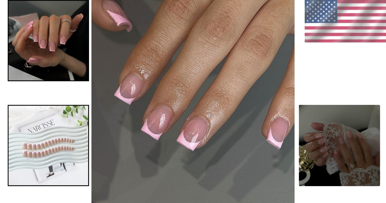 Versatile 30PCS Light Pink French Tip Press On Nails – Perfect for Any Occasion