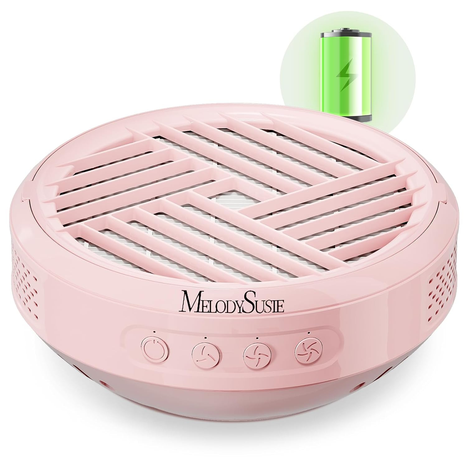 MelodySusie Advanced Cordless Nail Dust Collector, SProR 3500RPM Powerful Portab